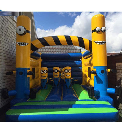 CE/EN71/EN14960 Gecertificeerd Commercieel Cartoon Theme opblaasbare trampoline kasteel combo