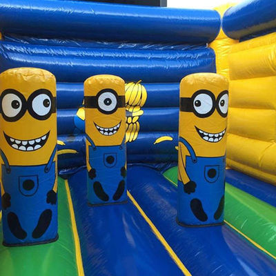 CE/EN71/EN14960 Gecertificeerd Commercieel Cartoon Theme opblaasbare trampoline kasteel combo