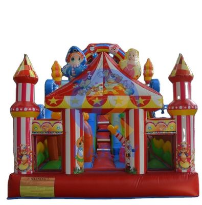 6*4m Volwassenen grootte opblaasbare springbouncer voor circus thema plezier en entertainment