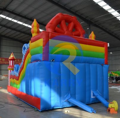 6*4m Volwassenen grootte opblaasbare springbouncer voor circus thema plezier en entertainment