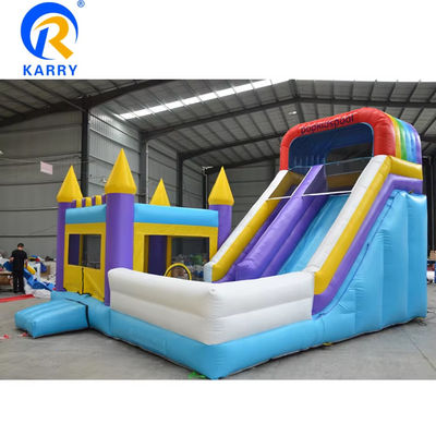 Classic Kids Jumper opblaasbaar kasteel glijcombo met zwembad Digitaal afdrukken