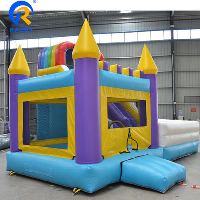Classic Kids Jumper opblaasbaar kasteel glijcombo met zwembad Digitaal afdrukken