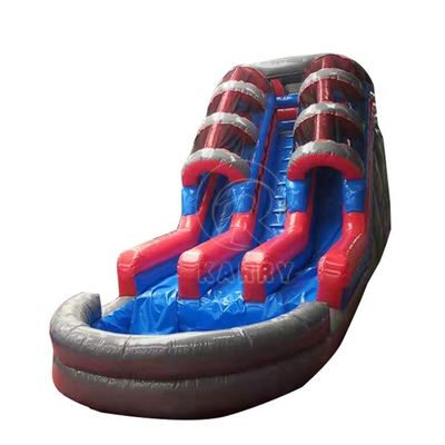 Gepersonaliseerde grootte opblaasbare springglij droog en water luchtglij voor buiten avonturen