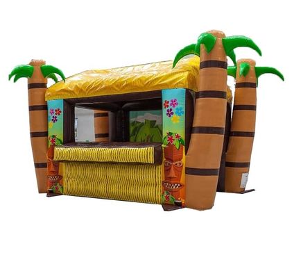 Opblaasbare pub tent blazer met blazer bedienend opblaasbare tropische Tiki bar tentoonstelling