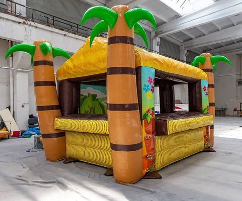 Opblaasbare pub tent blazer met blazer bedienend opblaasbare tropische Tiki bar tentoonstelling