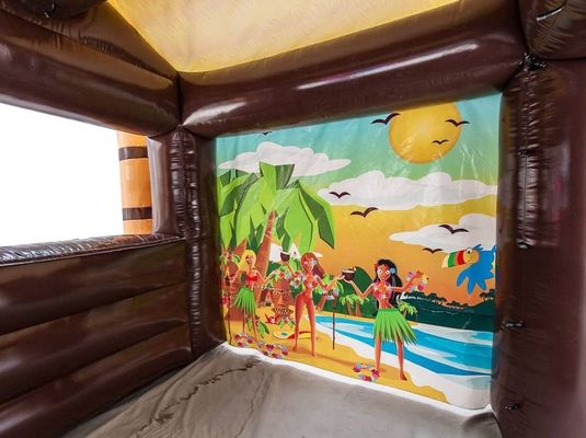 Opblaasbare pub tent blazer met blazer bedienend opblaasbare tropische Tiki bar tentoonstelling