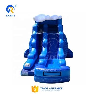 Opblaasbare waterslide met zwembad voor kinderen en volwassenen