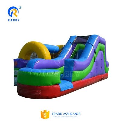 Opblaasbare waterslide met zwembad voor kinderen en volwassenen