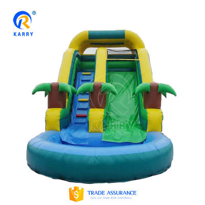 Glue Include Large Customized Inflatable Water Slide for Outdoor Water Park Equipment