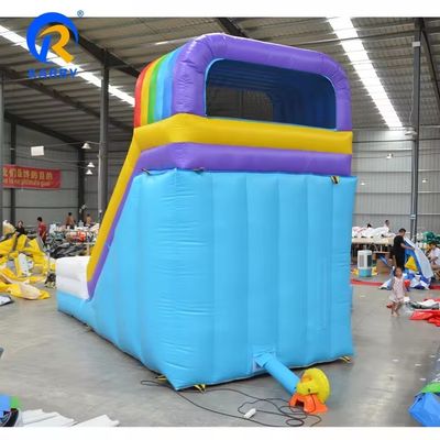 Grote waterglijbaan opblaasbaar met zwembad voor kinderen populair springkasteel en blazer unisex