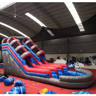 Commerciële opblaasbare waterglijbaan voor kinderen