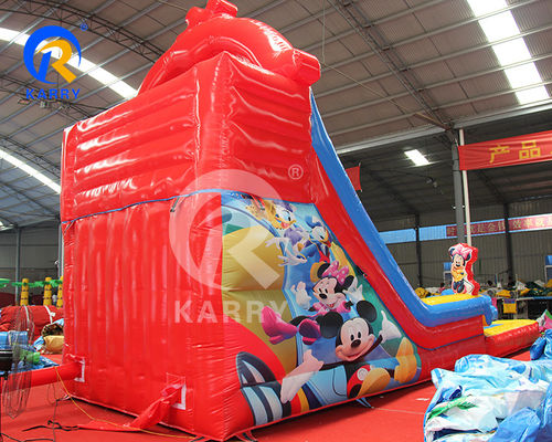 CH PVC Materialen Opblaasbare waterglijbaan Bouncy House Glijbaan Maximale capaciteit 100-500kg Park