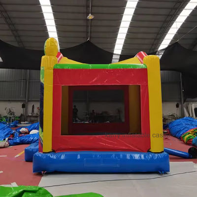 Buiten speeltuin opblaasbare uitsmijter 13x13 Sesamstraat Bouncy Castle voor kinderen
