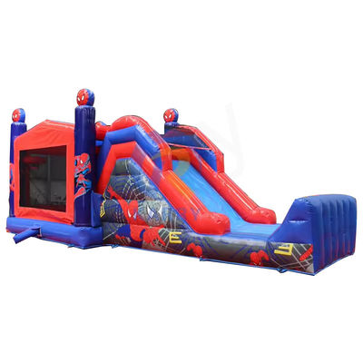 Custom Splash Water Slide opblaasbare water spel speeltuin glijbaan voor Unisex kasteel