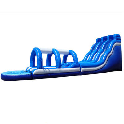Vermaakparkapparatuur Buitenopblaasbaar speelgoed Waterglijbaan Maximale capaciteit 100-500 kg PVC