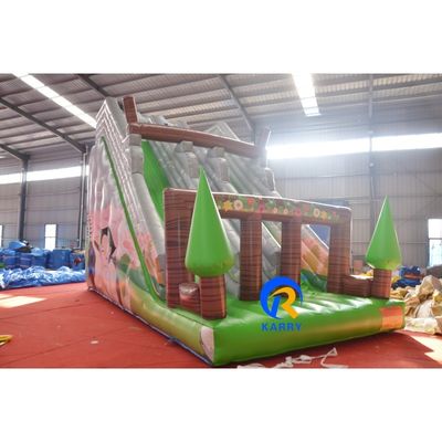 Evenement Waterpark opblaasbare springglijbaan voor kinderen en volwassenen optionele maten 9 * 4.5