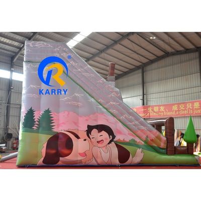 Evenement Waterpark opblaasbare springglijbaan voor kinderen en volwassenen optionele maten 9 * 4.5