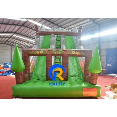 Evenement Waterpark opblaasbare springglijbaan voor kinderen en volwassenen optionele maten 9 * 4.5