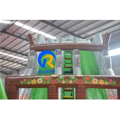 Evenement Waterpark opblaasbare springglijbaan voor kinderen en volwassenen optionele maten 9 * 4.5