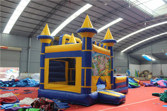 Buitenpark Unisex Commercieel Kleurrijk Tetris Springen Opblaasbaar Bounce House voor Kinderen
