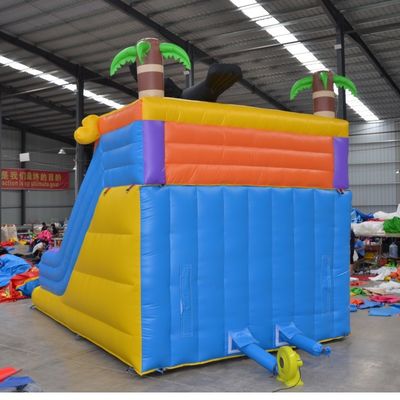 Maximale capaciteit 100-500 kg Mini Little Angry Eagle opblaasbare waterslide voor zomerplezier