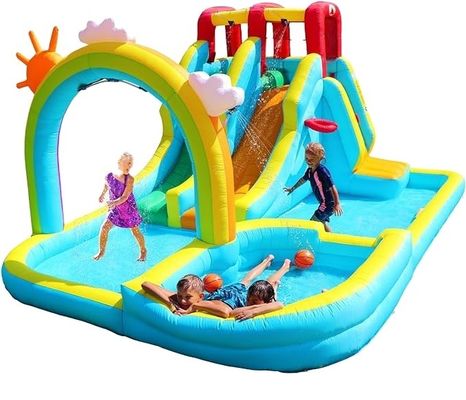 Innenopblaasbare waterglijbaan en springkasteel Betalingsvoorwaarden T/T Home/Business