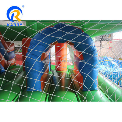 Jump Slide en Score PVC opblaasbare uitsmijter Combo voor unisex voetballiefhebbers