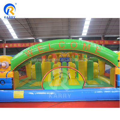 Luchtblazer Accessoires opblaasbare minions Fun City Bouncy Castle voor speeltijd van kinderen