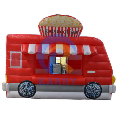 Indoor/Outdoor Kind en volwassen picknickfeest opblaasbaar springhuis met reparatiepakketten Rood