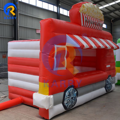 Indoor/Outdoor Kind en volwassen picknickfeest opblaasbaar springhuis met reparatiepakketten Rood