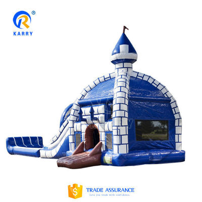 Outdoor Activity Equipment Igloo type opblaasbaar kasteel speelgoed met glij PVC materiaal
