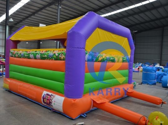 Betalingsvoorwaarden T/T Buitenopblaasbaar springhuis met dubbele glijbanen en PVC-materiaal