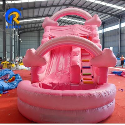 EN71/CE-gecertificeerde aanpasbare opblaasbare waterslide voor volwassenen