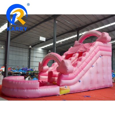 EN71/CE-gecertificeerde aanpasbare opblaasbare waterslide voor volwassenen