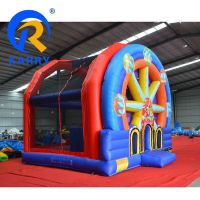 PORTABLE Sprongspel voor kinderen speelgoed reuzenrad opblaasbaar kasteel voor buitenspel