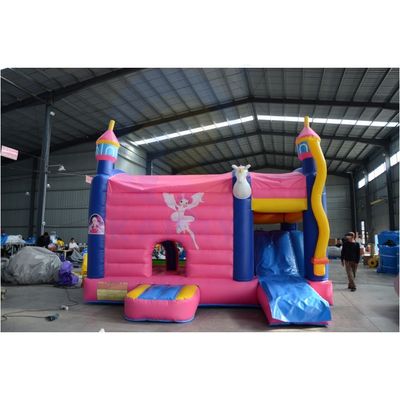 Draagbaar opblaasbaar uitsmijterkasteel met glijdend springend eenhoorn Sprite Jumping House
