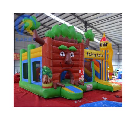Functies PORTABLE De nieuwste bos kasteel glijbaan Outdoor Toy kasteel voor thuis / bedrijf