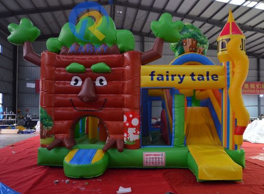 Functies PORTABLE De nieuwste bos kasteel glijbaan Outdoor Toy kasteel voor thuis / bedrijf