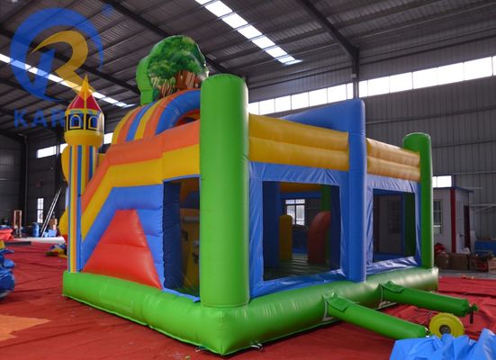 Functies PORTABLE De nieuwste bos kasteel glijbaan Outdoor Toy kasteel voor thuis / bedrijf
