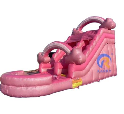 Bringbringlight Slide Custom materiaal natte en droge opblaasbare waterglijbanen voor evenement