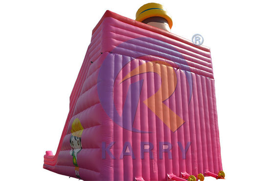 Commercieel opblaasbaar kasteel springend combo springhuis voor kinderen 14*8*11m of op maat