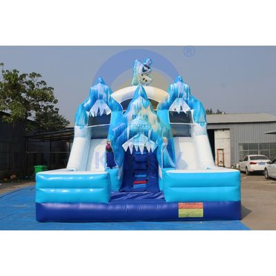CE/EN71/EN14960 gecertificeerde commerciële opblaasbare Frozen bouncer slide combo voor volwassenen