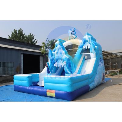 CE/EN71/EN14960 gecertificeerde commerciële opblaasbare Frozen bouncer slide combo voor volwassenen