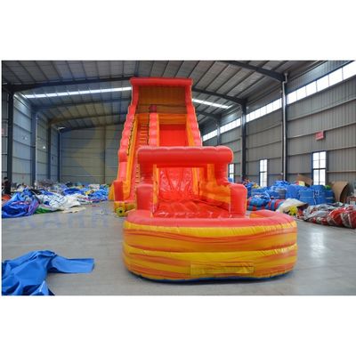 Kinderen springhuis uitgebreid waterglijbaan zwembad PVC-materiaal voor commerciële
