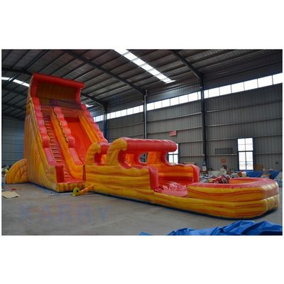 Kinderen springhuis uitgebreid waterglijbaan zwembad PVC-materiaal voor commerciële