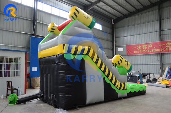 5-10 Passagiers evenement Commercieel opblaasbaar bouncy glijbadcombo voor kinderen en volwassenen