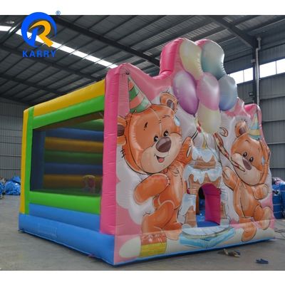 Aanpasbare PVC opblaasbare uitsmijter Mini schattig uitspronghuis voor kinderen EN71/CE gecertificeerd