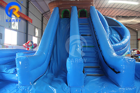 Outdoor Entertainment Grote opblaasbare waterslide met piratenthema voor kinderfeestjes