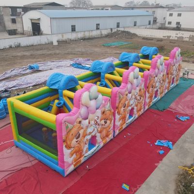 Populair ontwerp verjaardag beer opblaasbare uitsmijter voor kinderen springen plezier op feest evenementen