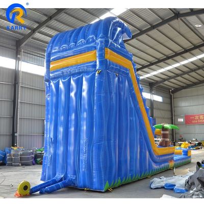 Park Occasion Commerciële opblaasbare glijbaan met springkasteel en zwembad